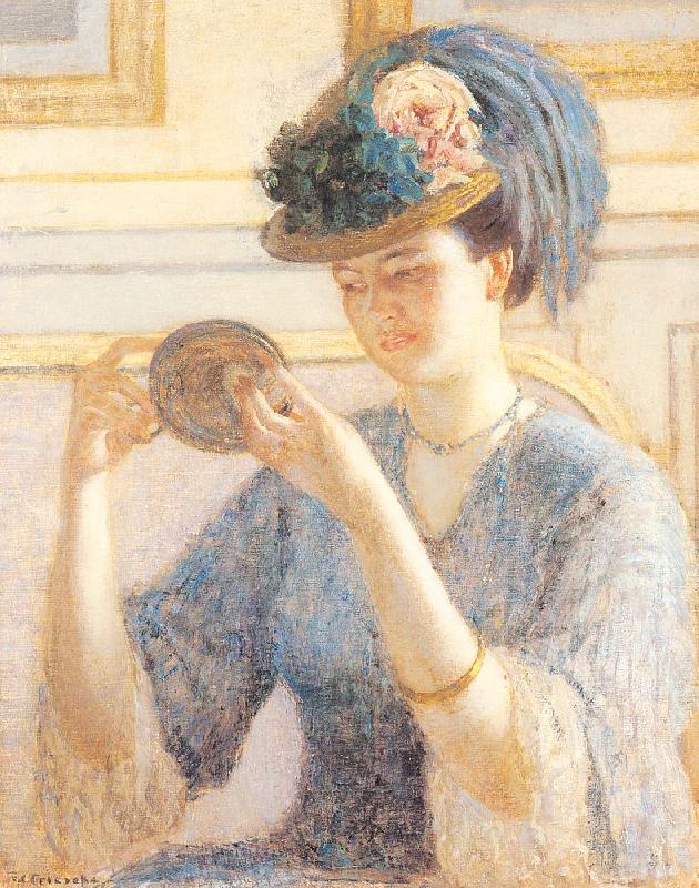 Frieseke, Frederick Carl Reflections Sweden oil painting art